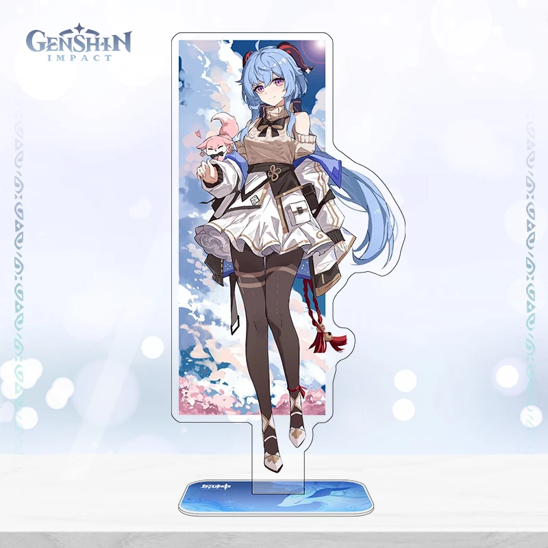 Anime Genshin Impact Cosplay Cartoon Acrylic Standing Sign Guideboard Table Decoration Accessories Ornaments Xmas Birthday Gift