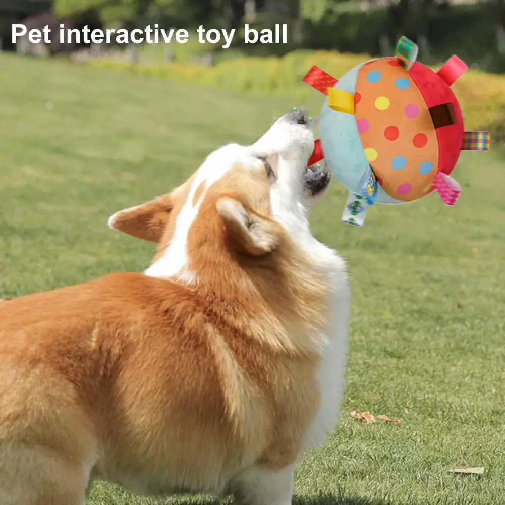 Interactive Pet Toy Ball Built-in Sound Chewable Anti-deform Training Stress Relief Teeth Cleaning Puppy Supplies Dog Accessory