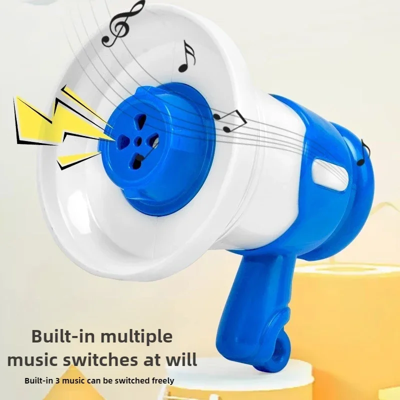 1-10PCS Mini Recording Trumpet Toys Funny Compulsion Keychain Children Decompression Toys Schoolbag Pendant Birthday Gift