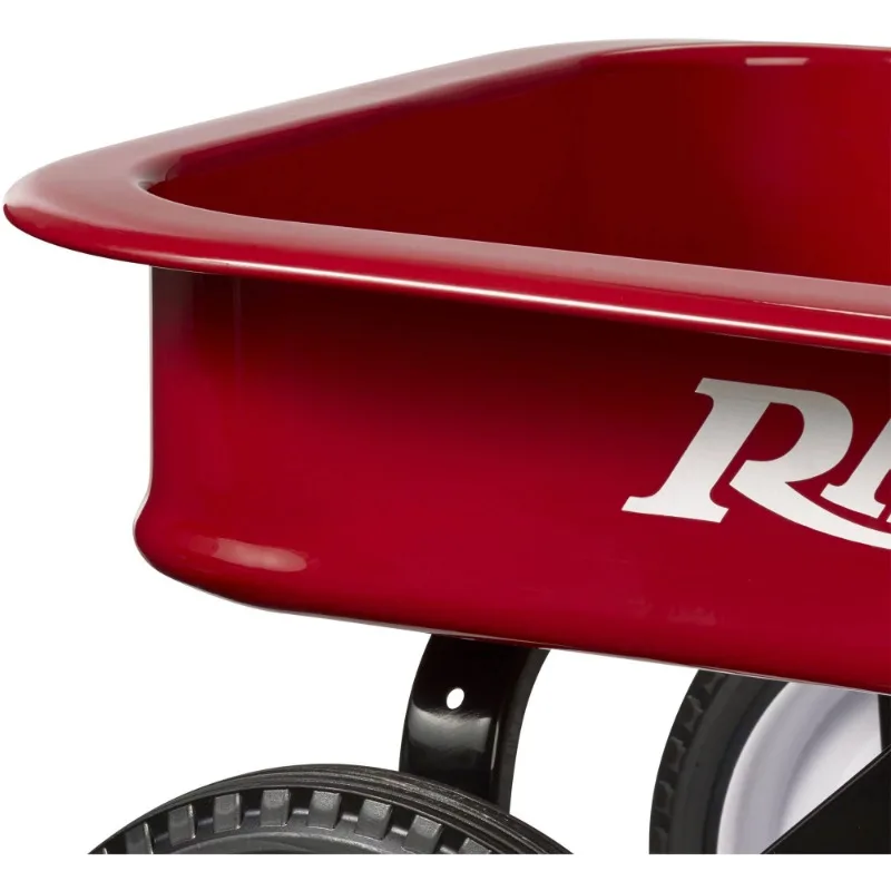 Radio Flyer, Classic Red Wagon, 10 inch Steel Wheels tool cart