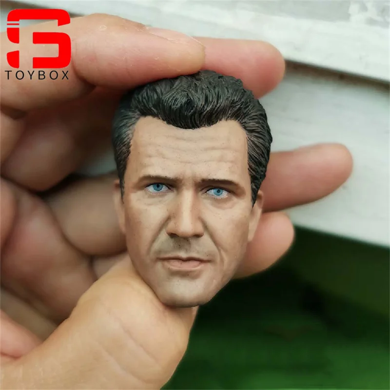 Model głowy Melisa Gibsona w skali 1/6, rzeźba pasująca do 12-calowych męskich figurek żołnierzy, lalek akcji.