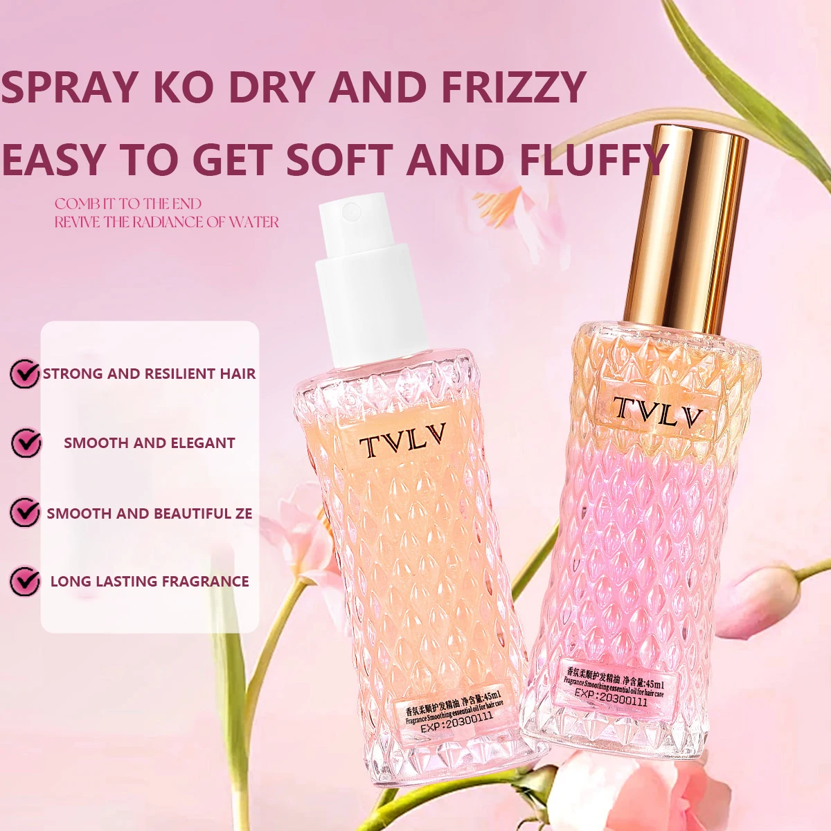 2 - in - 1 Hair Repair Perfume Hair Care Essential Oil: Deep Cleansing, Refreshing Scalp, Deep Care
