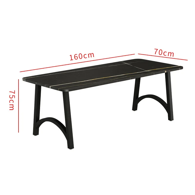 Industrial style bar table and chair combination restaurant hot pot barbecue shop cafe pub bar tea house rock slab dining table