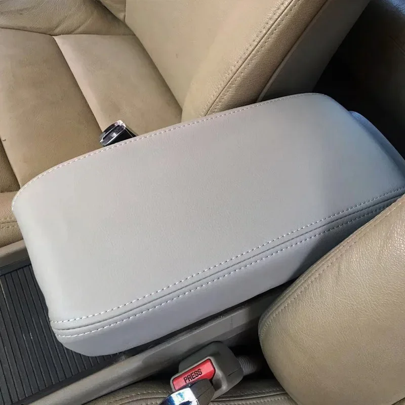 New PU Leather Car Armrest Box Center Console Lid Armrest Cover Car Accessories For For Honda Civic 8th Gen Sedan 2006-2011