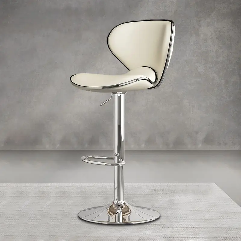 

Outdoor Dining Bar Chair Counter Stools High Kitchen Bar Chair Tabourets With Backrest Chaise De Bar Cuisine Nordic Furniture