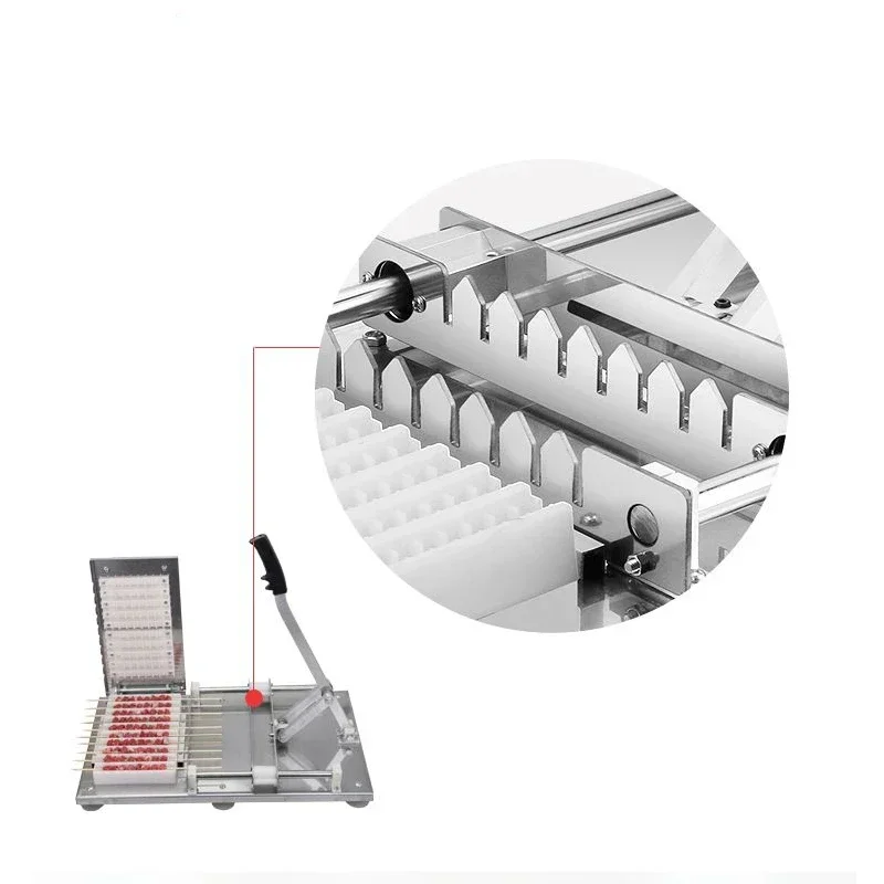 220 V ไฟฟ้า Skewers สแตนเลสเนื้อแกะผัก Stringer BBQ บาร์บีคิว Artifact เครื่องใช้ในครัวเรือนเครื่องมือทําอาหาร