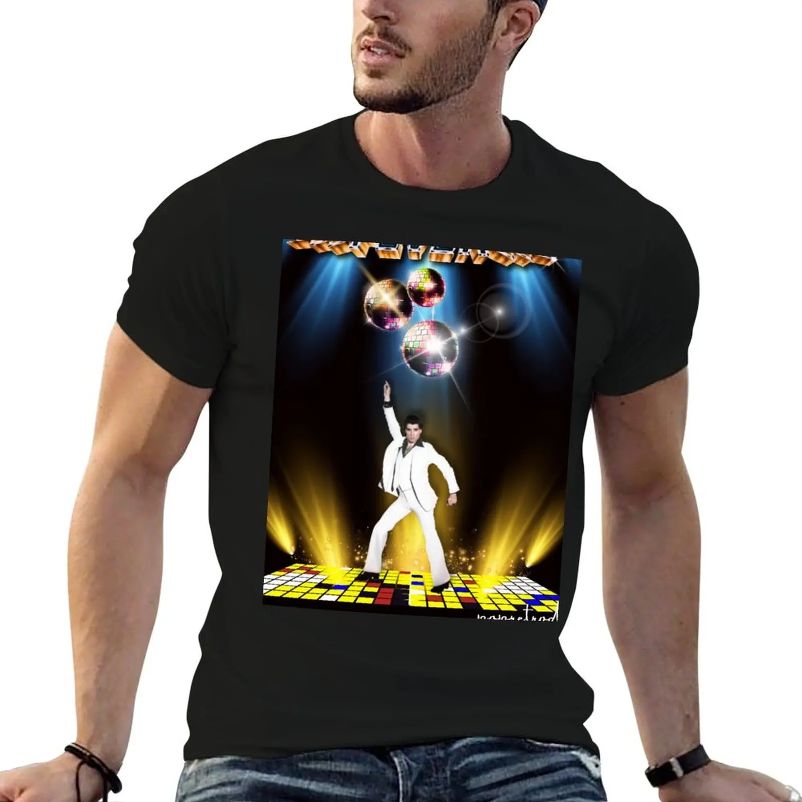 

Saturday Night Fever - John Travolta 70s movies T-Shirt anime t shirts oversize anime tshirt T-Shirt