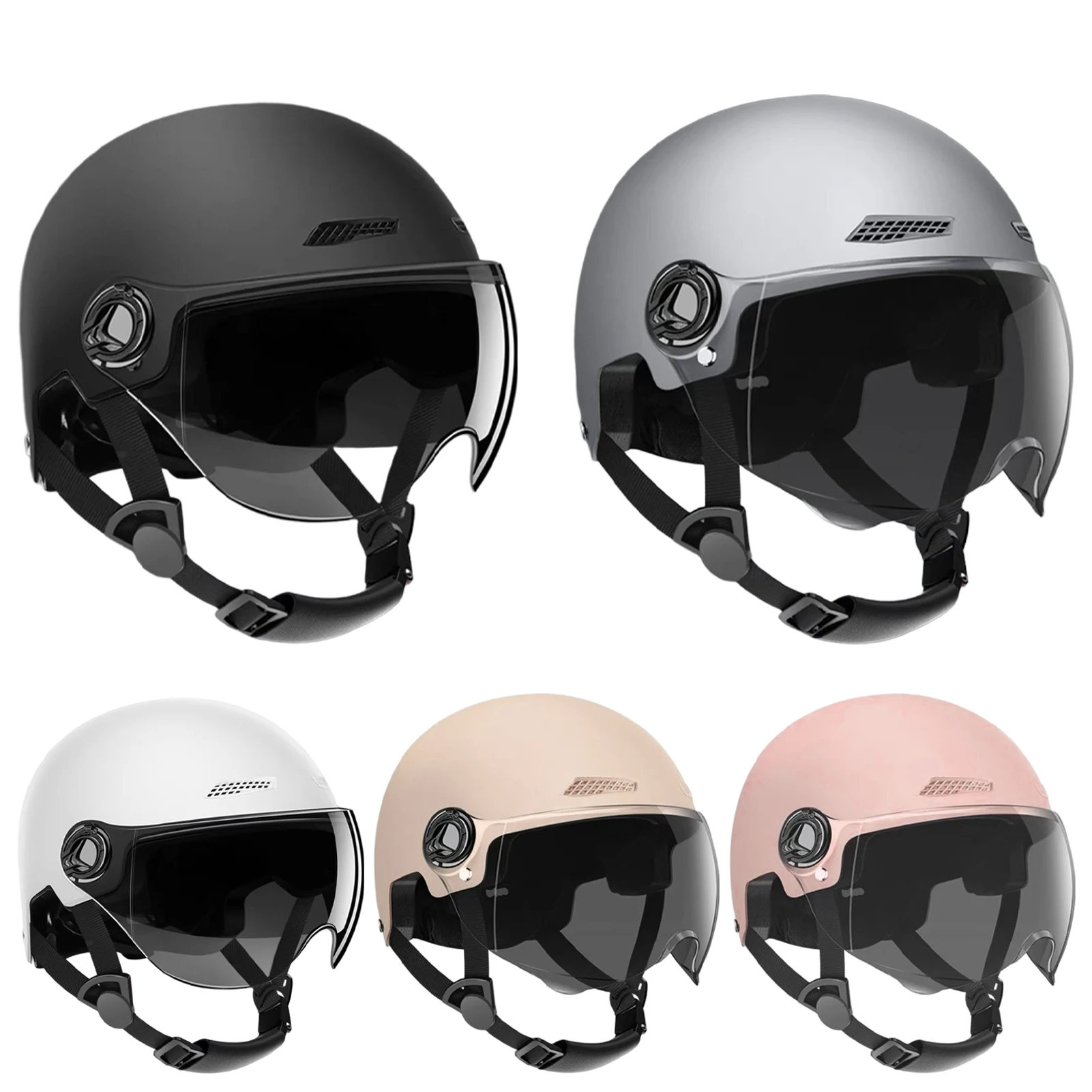 Vintage Motorcycle Classic Helmet Retro Scooter Half Helmet Men Women Ultralight Cycling Helmet MTB Road Bike Bicycle Motorcycle