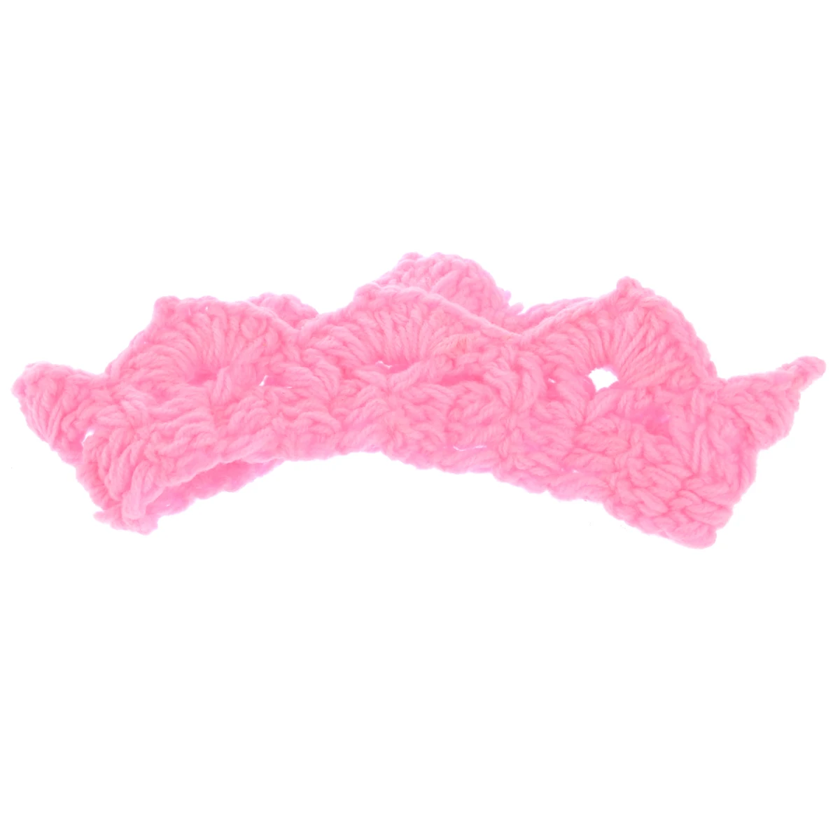 

Cute Crown Hand Knitted Pink Wool 34-40cm Newborn Photo Infant Handmade Hat Props Crochet Baby Photo Props Studio Gifts