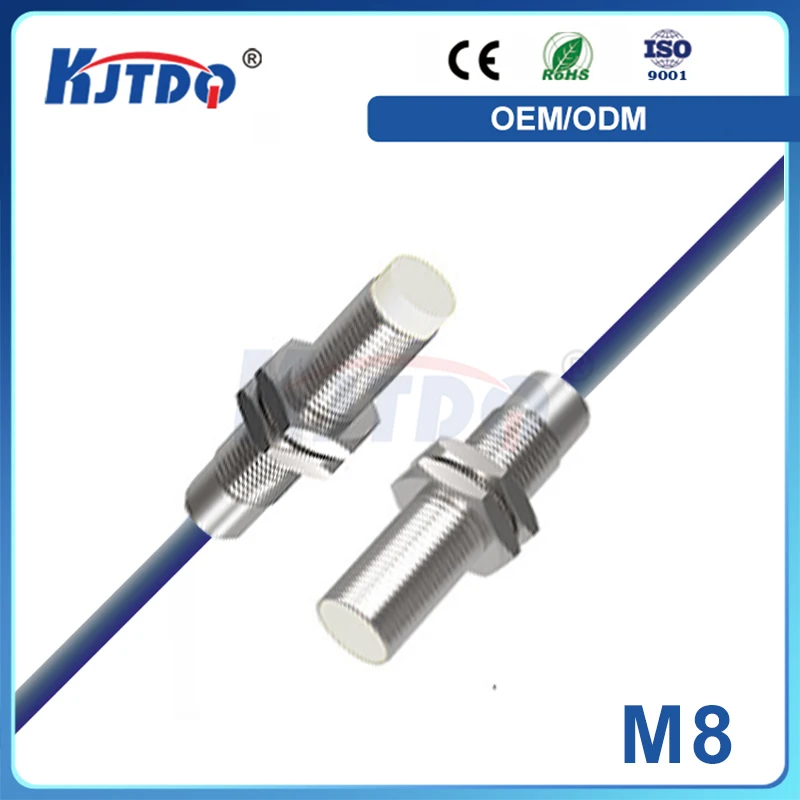 M8 IP68 -40℃ Low temperature Shielded 2 Wire 3 Wire NPN PNP Sn 2mm Proximity Sensor Switch NO NC