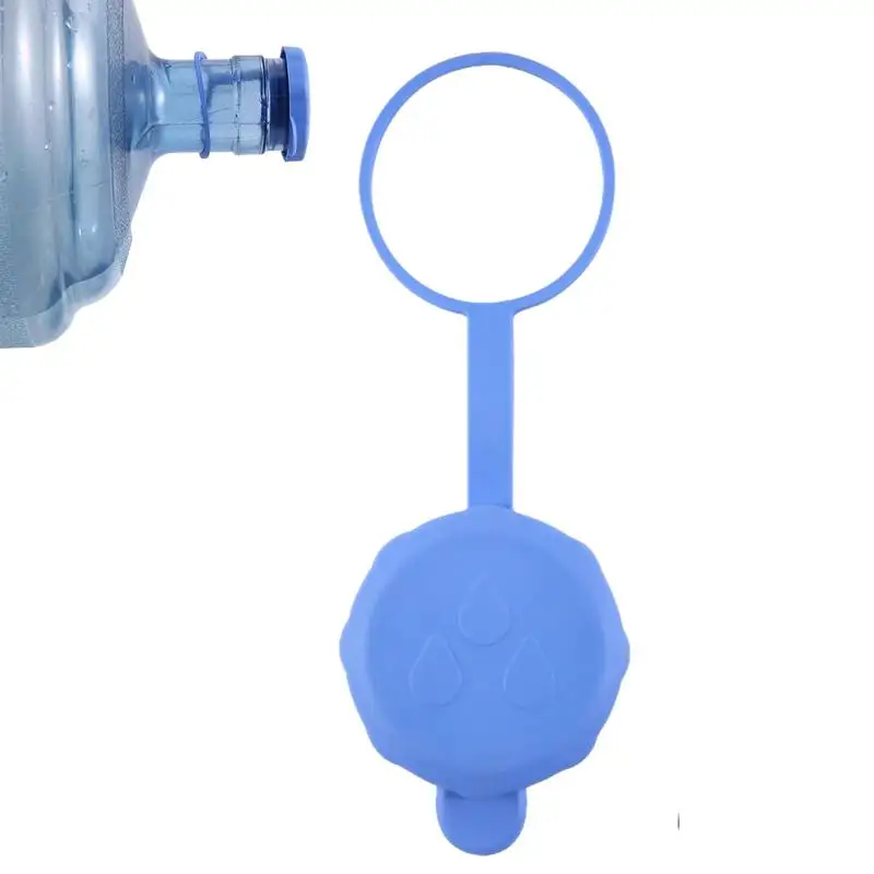 Water Dispenser Bottle Caps Durable Water Bucket Lids Reusable Silicone Sealing Lid Anti Splash Water Gallon Cap Replacements