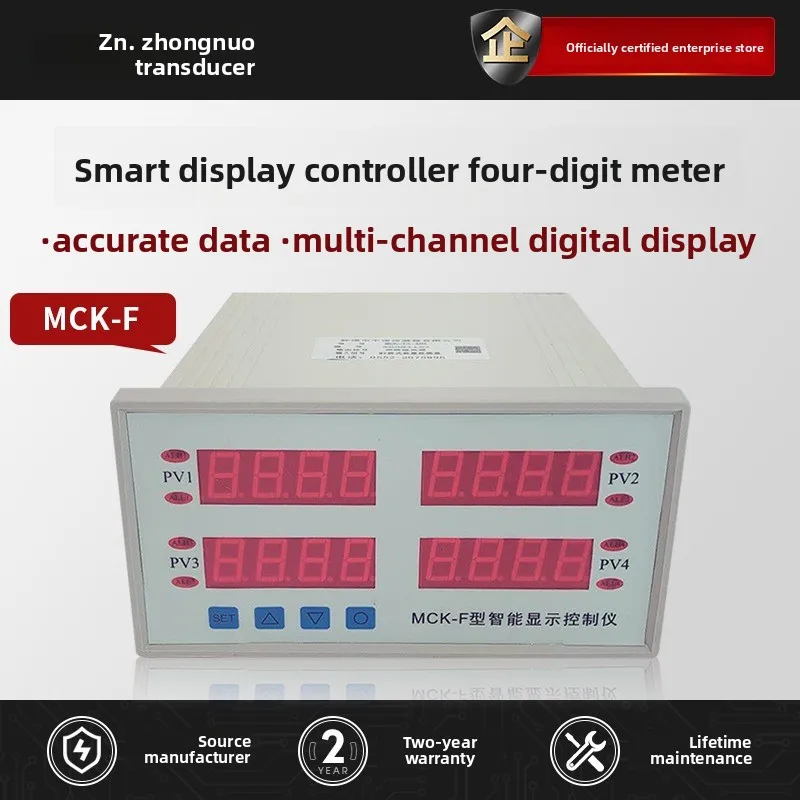 4 Channel Display 4 Sensors Independent Control Smart Digital Monitor