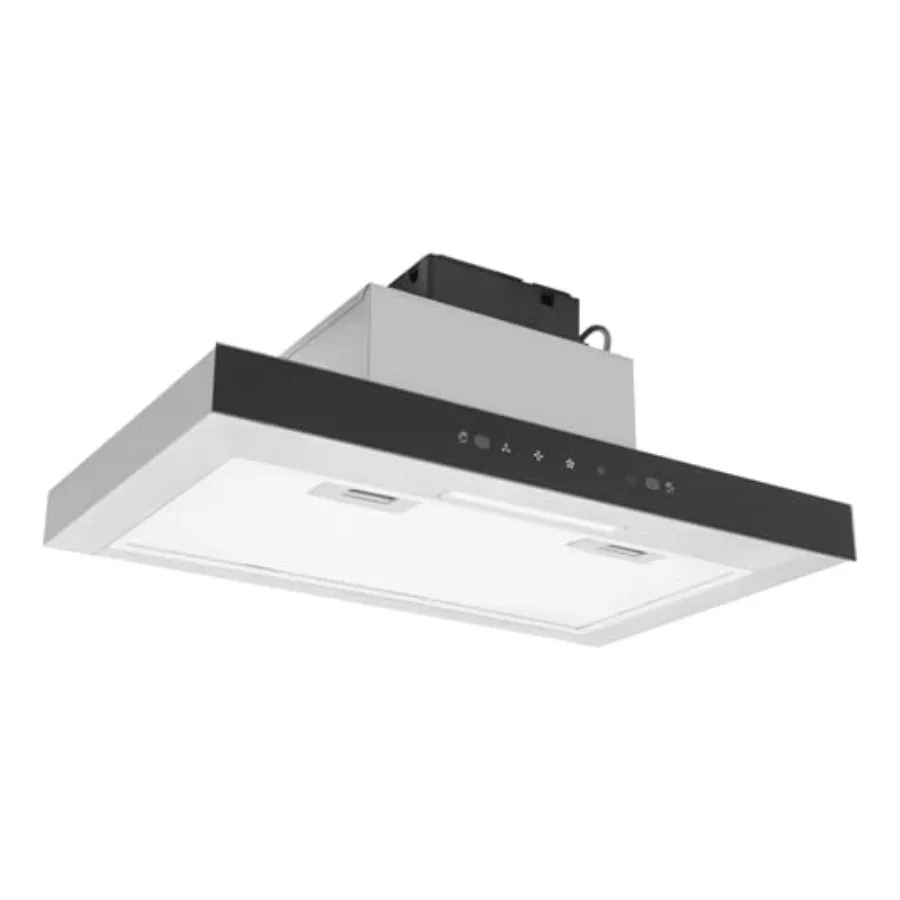 

24-дюймовая вытяжка под шкафом с 3-скоростным вытяжным вентилятором 350CFM, настенное крепление, вытяжка со светодиодной подсветкой для кухонной вентиляции