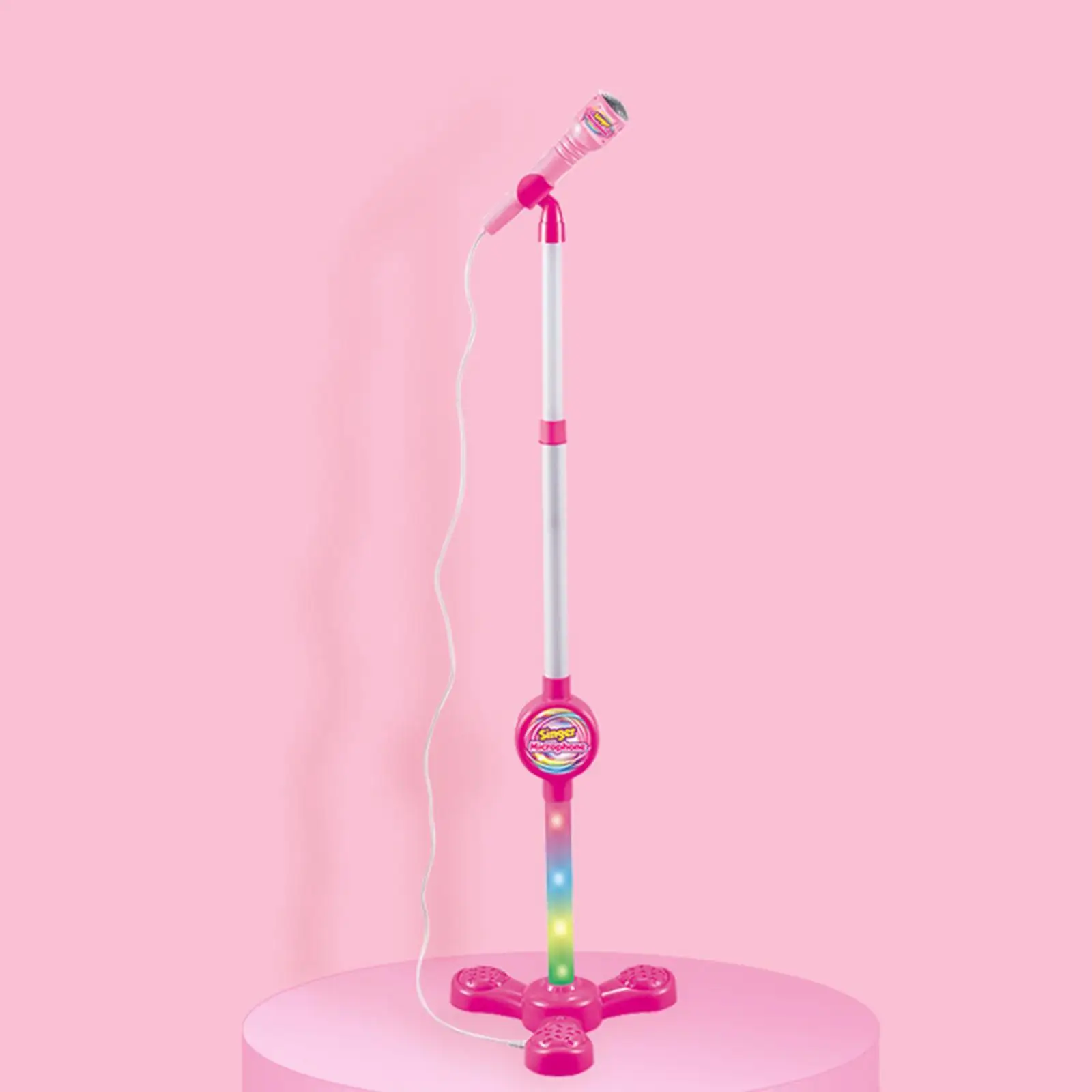 Machine Music Toys Toy Microphone with Stand for Kids Age 3+ Years Old