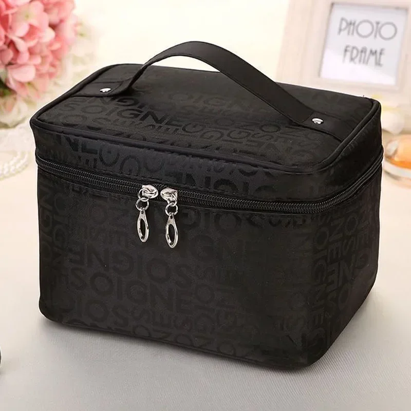 Women\'s makeup bag large capacity cosmetics storage bag foldable toilet wash bags travel essentials handheld cosmetic bag