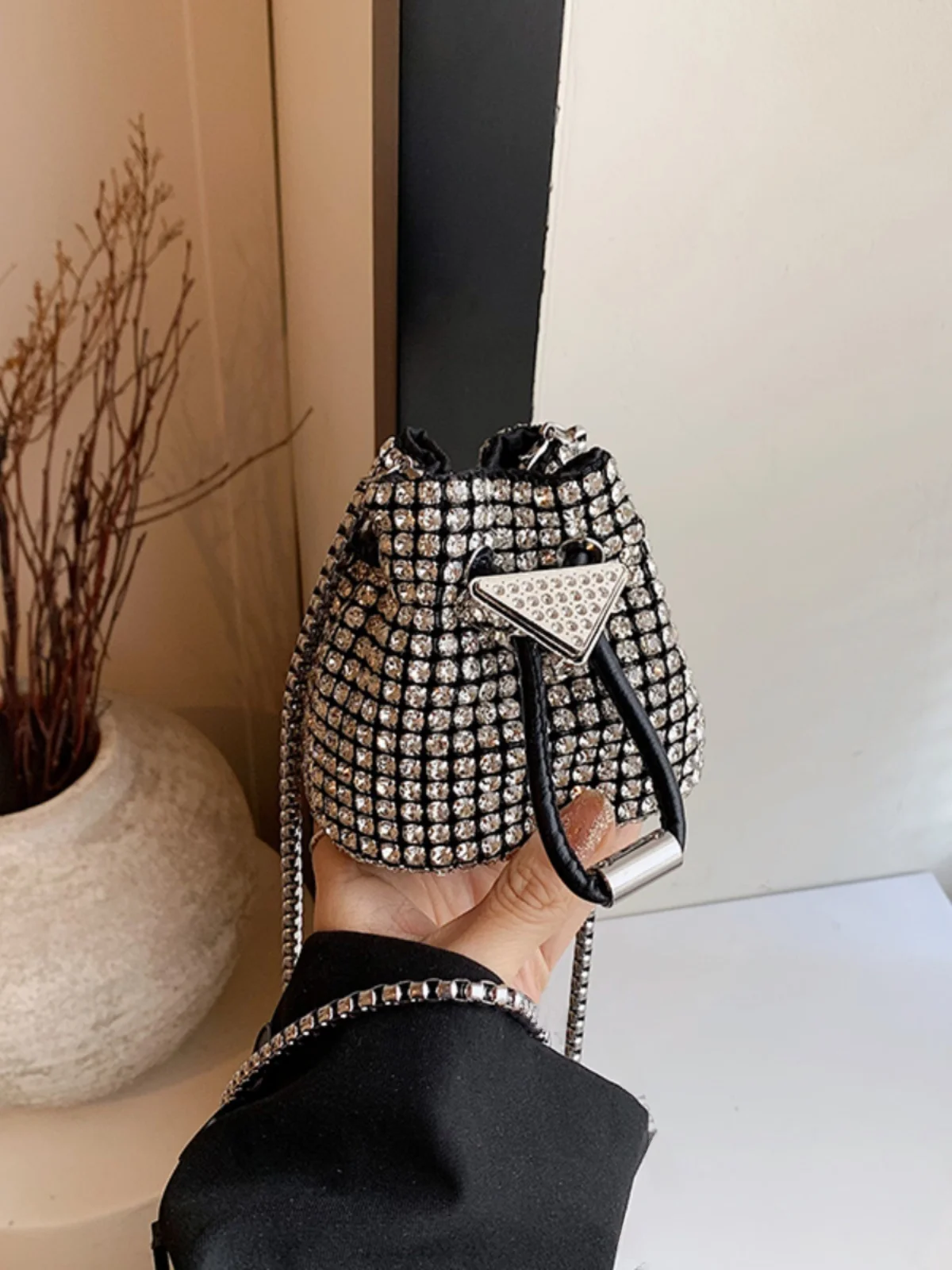 

Сумка-вед с бриллиантами, женская сумка на одно плечо, детская сумка через плечо, лето 2023, модная корейская сумка