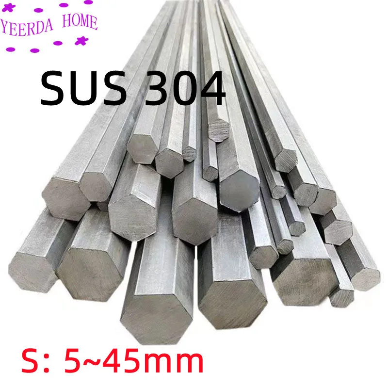 STS 304 스테인리스 강철 원형봉, 5~45mm 헥사곤 형상의 실용성과 내구성 분석