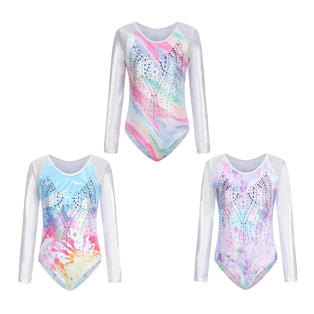 Dance Leotards Leotard Toddler Or  Girls Kids Teens Long Sleeve for 5-12 Years .