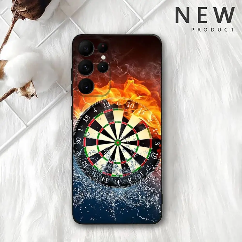 حافظة هاتف سهام لهاتف سامسونج S 25,24,23,22,30,21,10,9,Ultra,Plus,Lite,FE,4,5G حافظة سوداء ناعمة