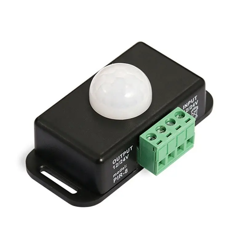 

N75R-Automatic Adjust IR Infrared Detection Detector Light Switch Module DC 12V 24V 6A PIR Motion Sensor