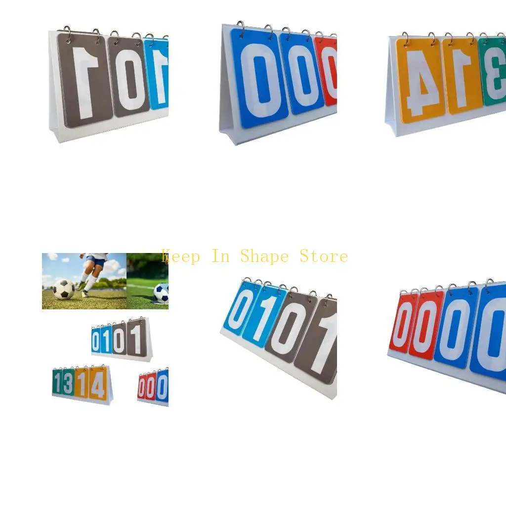 

U1JC Tabletops Scoring Board Tabletops Scoreboard Flippers Easily Score Keepers