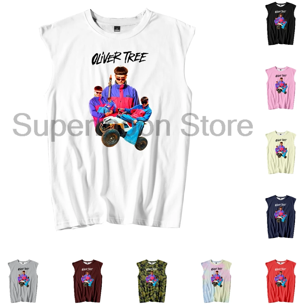 Oliver Tree Memorial Tank Tops 2026 Rip Helicopter Crash Tribute Unisex Sleeveless Vest Women Men Outdoor Streetwear Tops