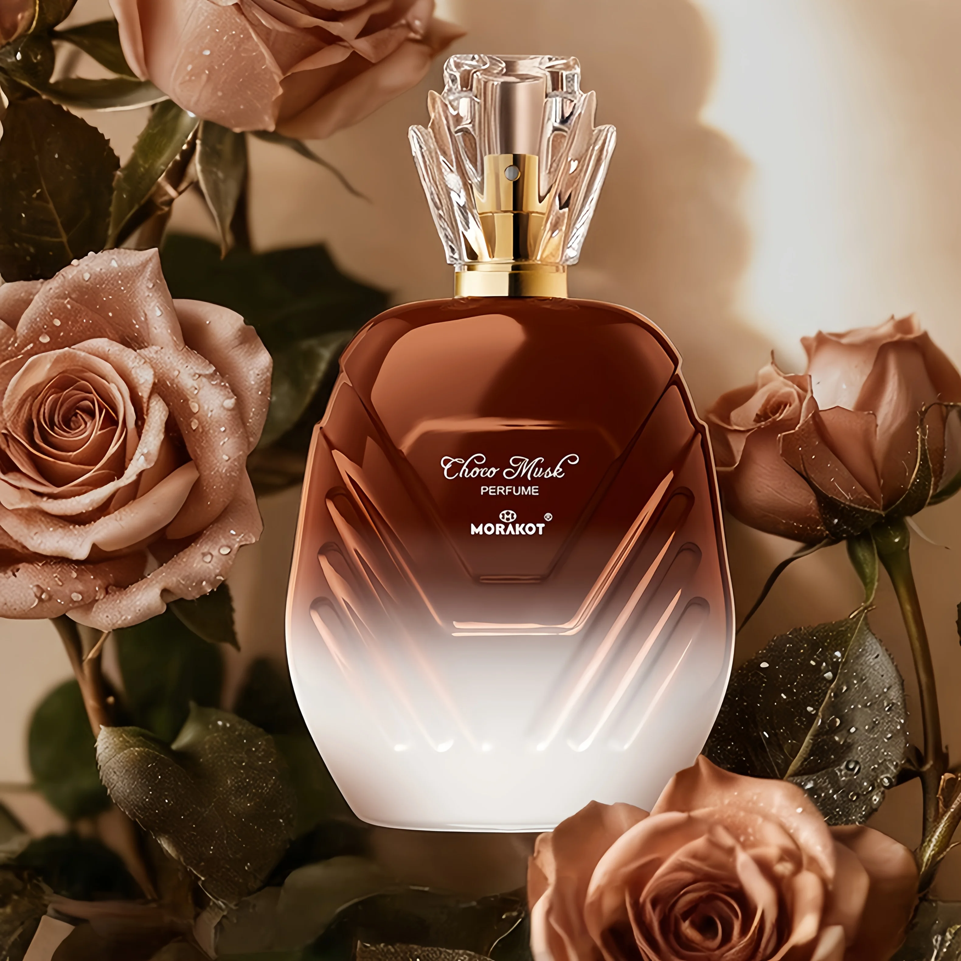 Parfum Gourmand au Chocolat 75 ml – Vanille, Floral Frais, Musc, Eau de Parfum Unisexe Longue Durée pour Hommes et Femmes.