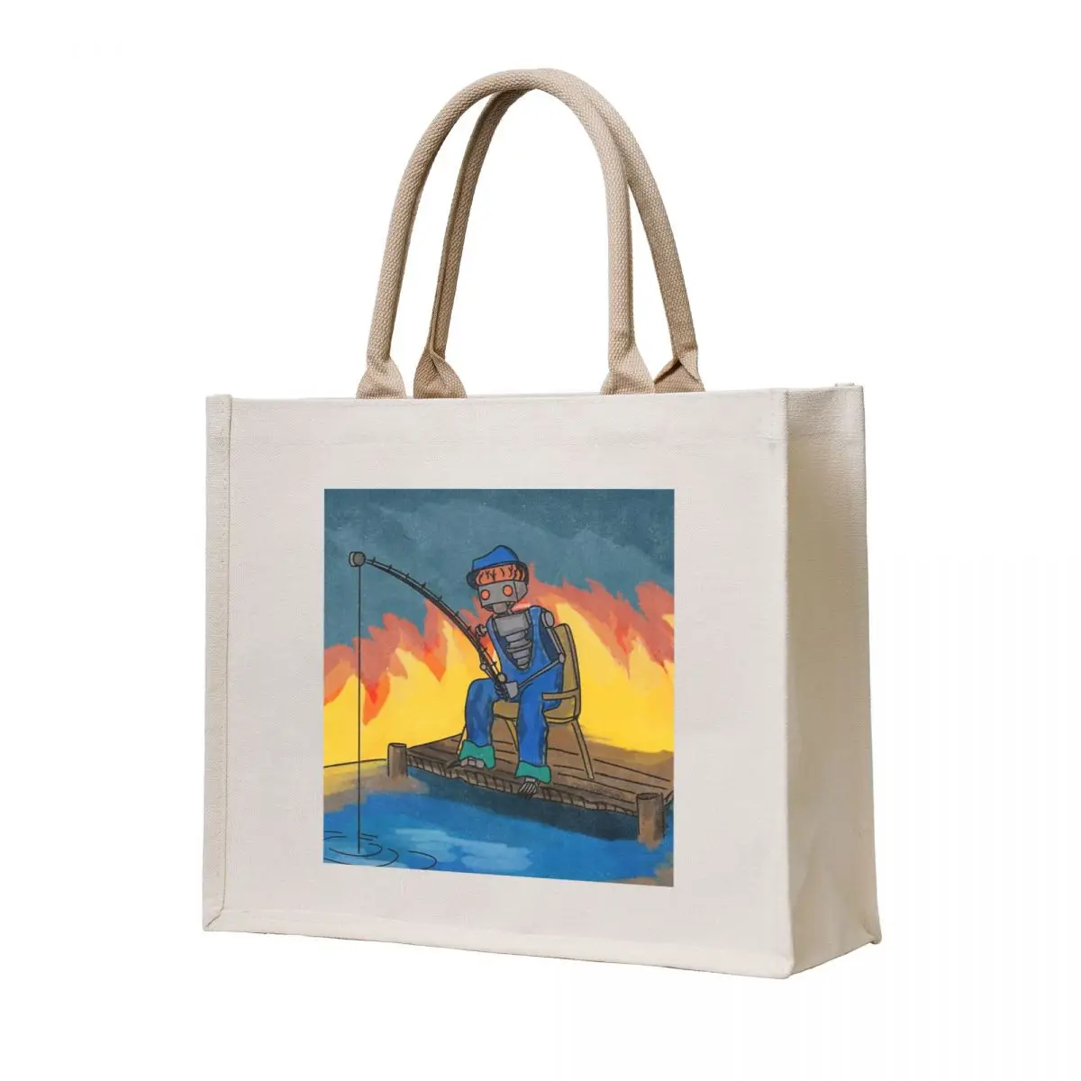 

Fishing for Fishies Tote Bag tote bag women Women's tote bag shopper bags reusable shopping bags