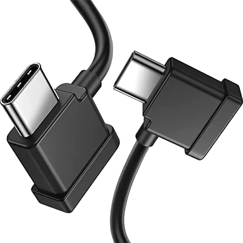 Kabel USB-C do Type-C kątowy 15 cm do DJI Mavic Air 2 Mini 2, do transmisji danych i ładowania — zdjęcie produktu 5