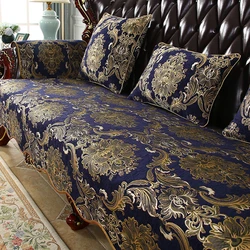 Chenille Sofa Cushion European Four Seasons Universal Sofa Cover Living Room Anti-slip Sofa Towel Jacquard Fabric Slipcover