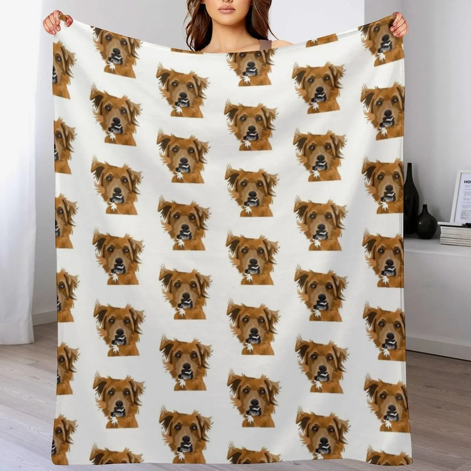 Mowlgi Throw Blanket Soft Comfort Blanket for Reading Watching TV