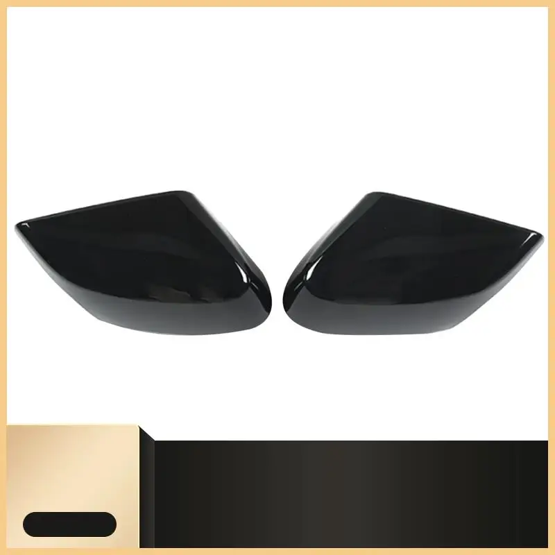 

For Corvette C8 2020-2023 Bright Black Side Door Rearview Mirror Cover Trims Car Replacement Accessories Left+Right Side-N30R