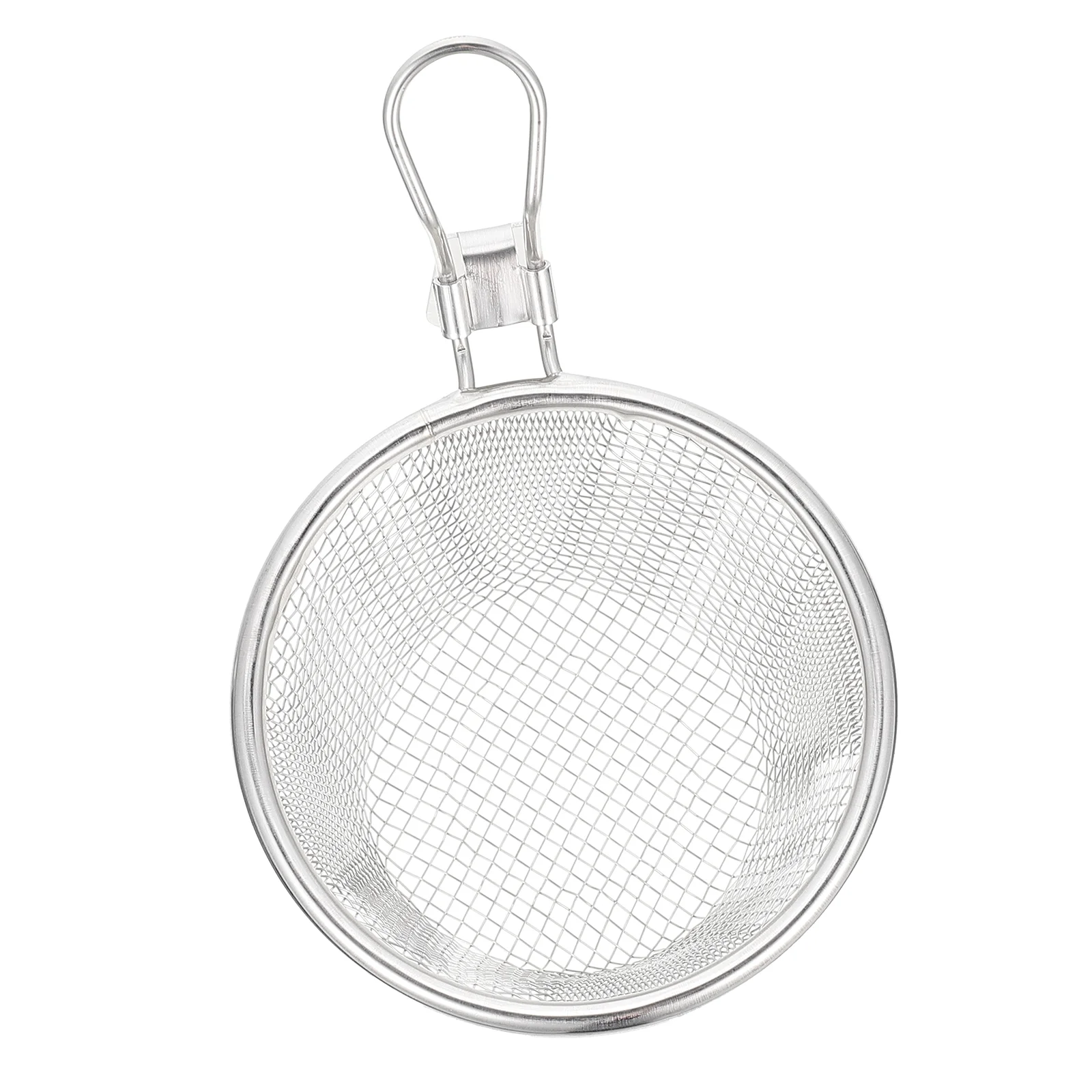 Strainer Basket Pasta Noodle Mesh Stainless Colander Steel Skimmer Spaghetti Spider Fry Ramen Metal Handle Fine Flour sifter