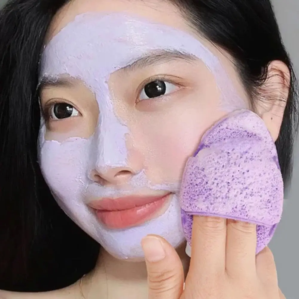 التقشير الوجه التطهير الإسفنج قابلة لإعادة الاستخدام قناع الطين الأنظف نفخة إزالة الرؤوس السوداء قناع طمي الأنظف نفخة الوجه منصات نظيفة أداة