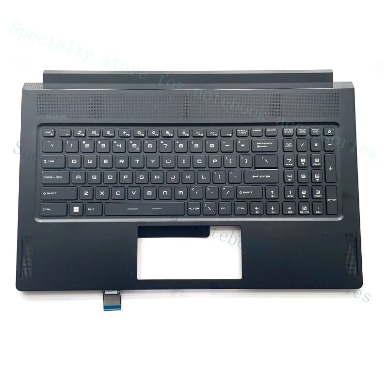 A+  New for MSI GS76 Stealth 11UH 11UE MS-17M1 TLaptop Palmrest Keyboard Cover US
