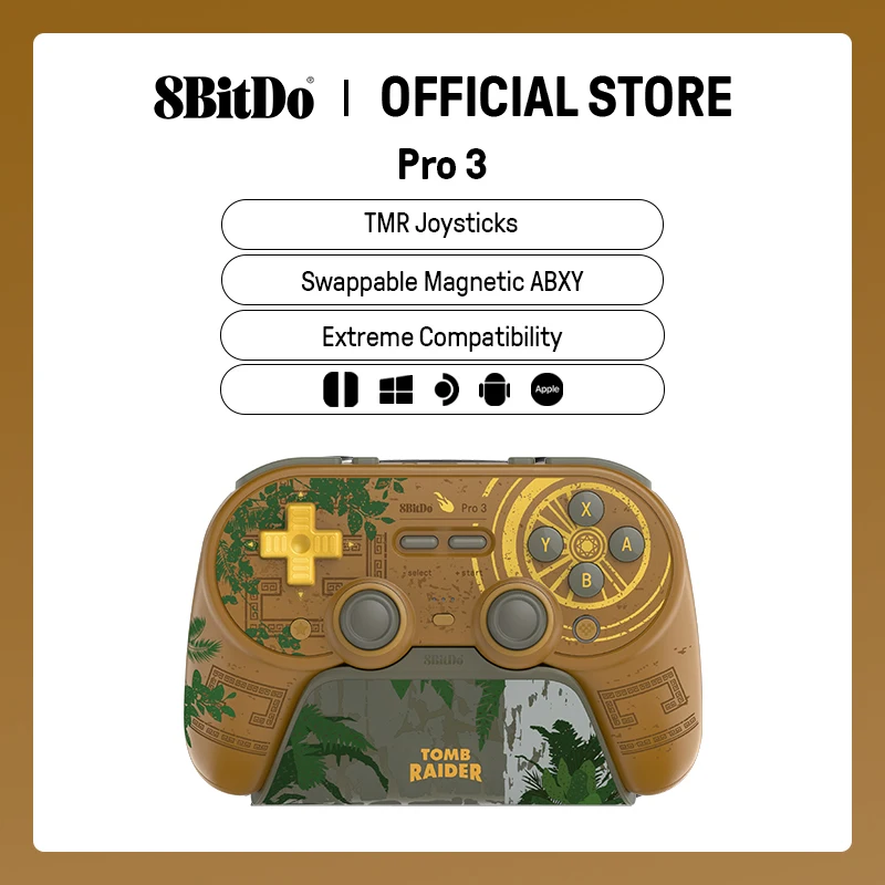 【¥10,380】8BitDo Pro 3 TOMB RAIDER 30周年記念 Edition-アリエク特価アラート