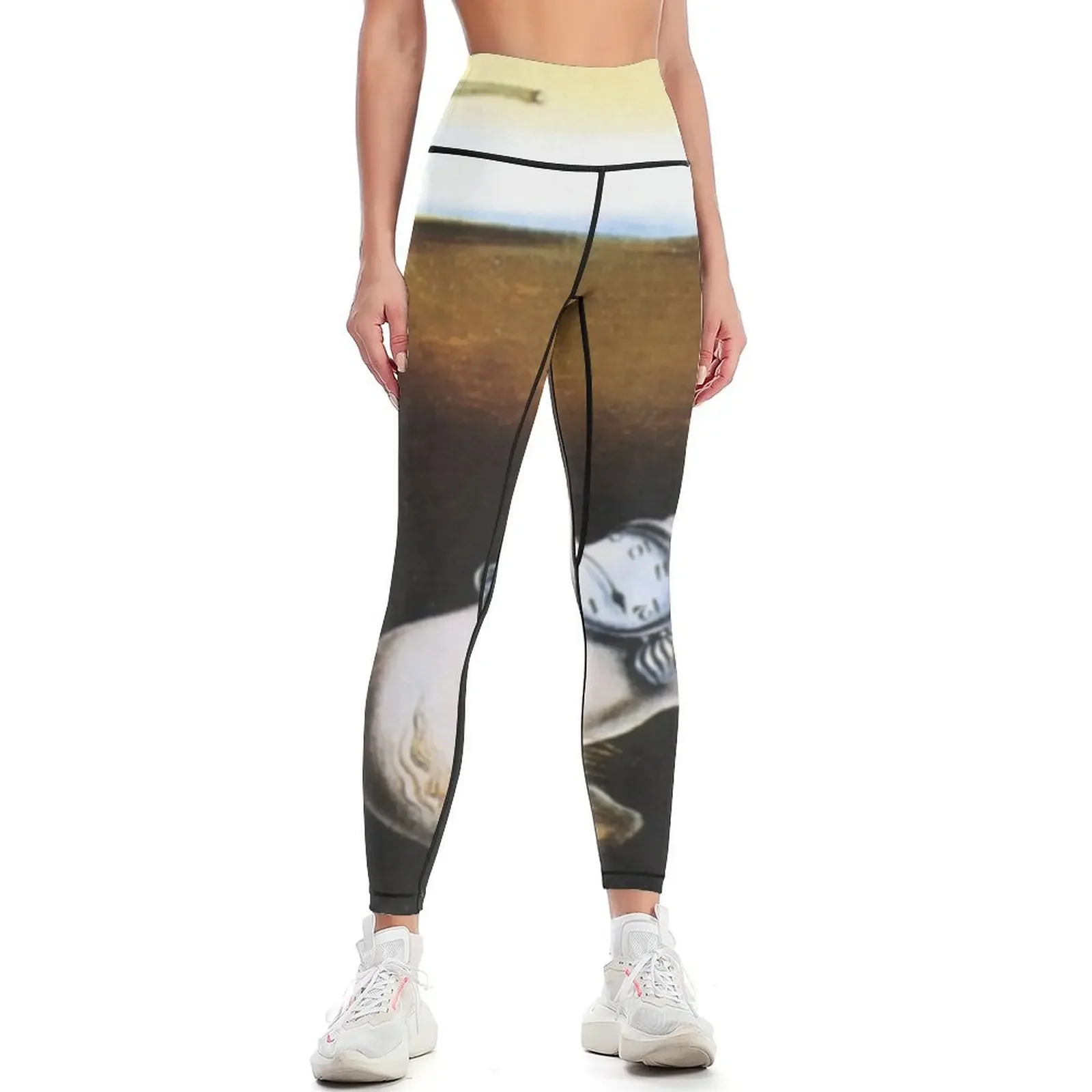 

The Persistence of Memory Modernized Leggings gym's clothing sport set Women's trousers harem pants Womens Leggings