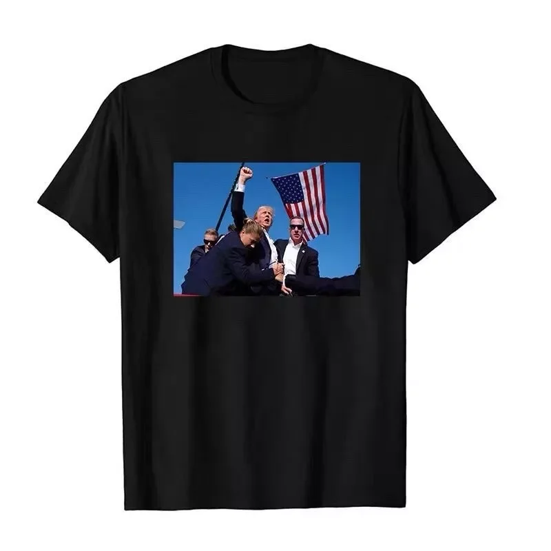 

Trump T-shirt Trump Merchandise Custom Trump Never Surrender Loose Fashionable