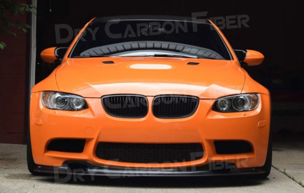 JIACHE Carbon Fiber Front Lip Spoiler for BMW 3 Series E90 E92 E93 M3 2009-2012 Bumper Extension Chin Spoiler Splitters Apron - view 5