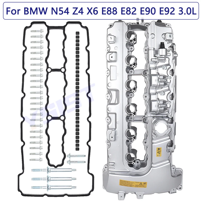 

11127565284 N54 Aluminum Engine Valve Cover for BMW 135i 335i 335xi 335is 535i xDrive 740i X6 Z4 E88 E82 E90 E91 E92 E93 3.0L