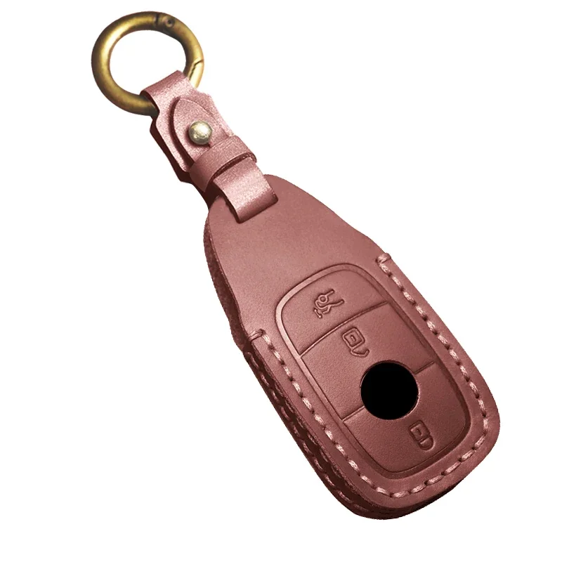 Чехол для ключей от автомобиля, сумка для ключей для Mercedes Benz A C E S Class W221 W177 W205 W213, автомобильный Стайлинг, держатель, брелок для ключей, аксессуары