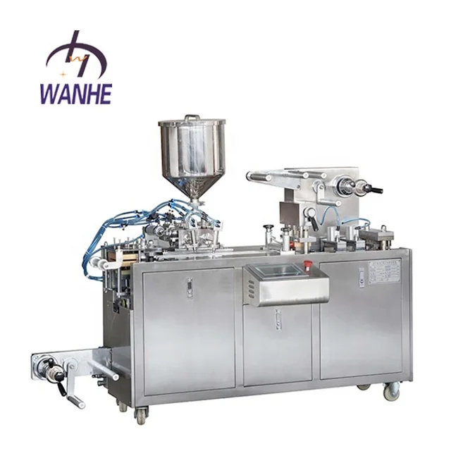 DDP-80 Wanhe Automatic liquid blister packing machine for honey