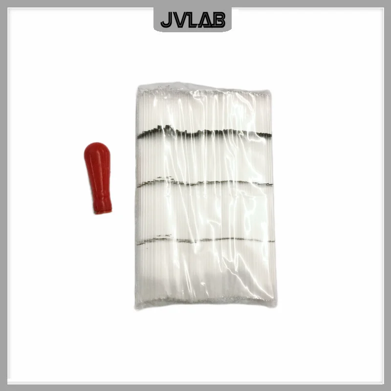 Micro Blood Collection Tube Disposable Microcapillary Straw 60 ul Come With 1 Pcs Rubber Suction Separate Head 300 / PK