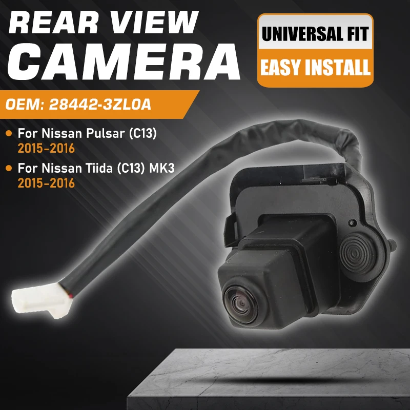 

Car Rear View Reversing Camera For Nissan Pulsar C13 Nissan Tiida 2015 2016 Backup Camera Accessories 28442-3ZL0A 284423ZL0A