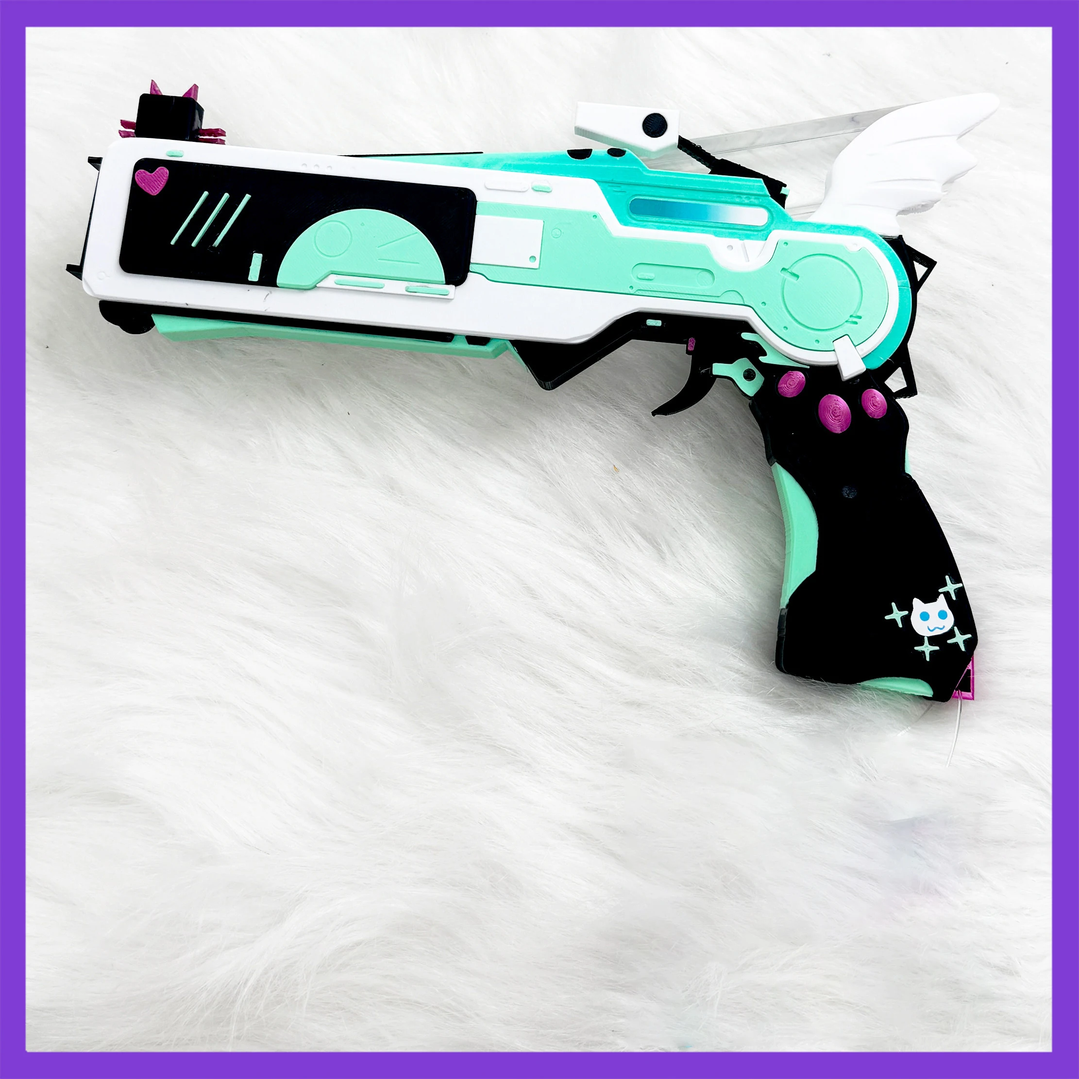 Rekwizyt do cosplayu Wuthering Waves Lynae, rekwizyt do ręki WuWa Lynae Spectrum Blaster, PVC, na Halloween, dla dorosłych kobiet i mężczyzn, do odgrywania ról