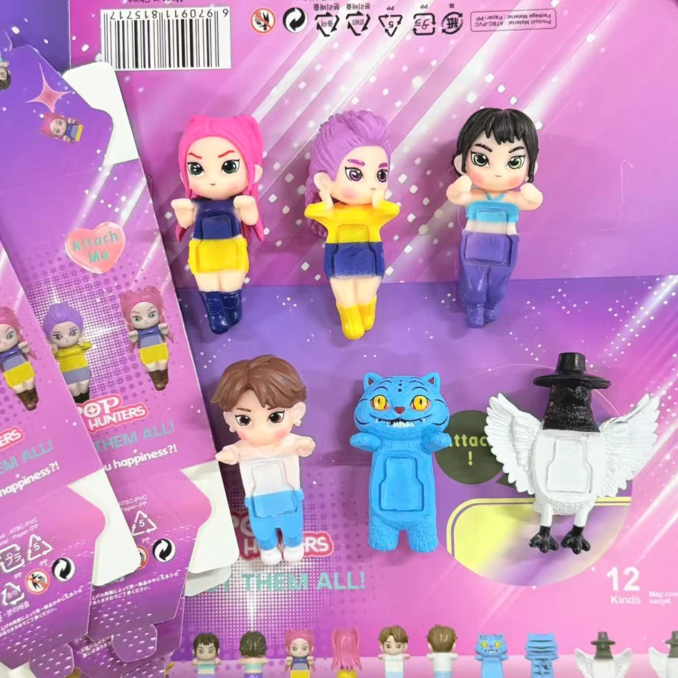 

Готовый запас K-pop Охотники на демонов Слепая коробка Мини-фигурка Kawaii для мальчиков и девочек для детей, фанаты, Хэллоуин, Рождественская фигурка, декоративный подарок