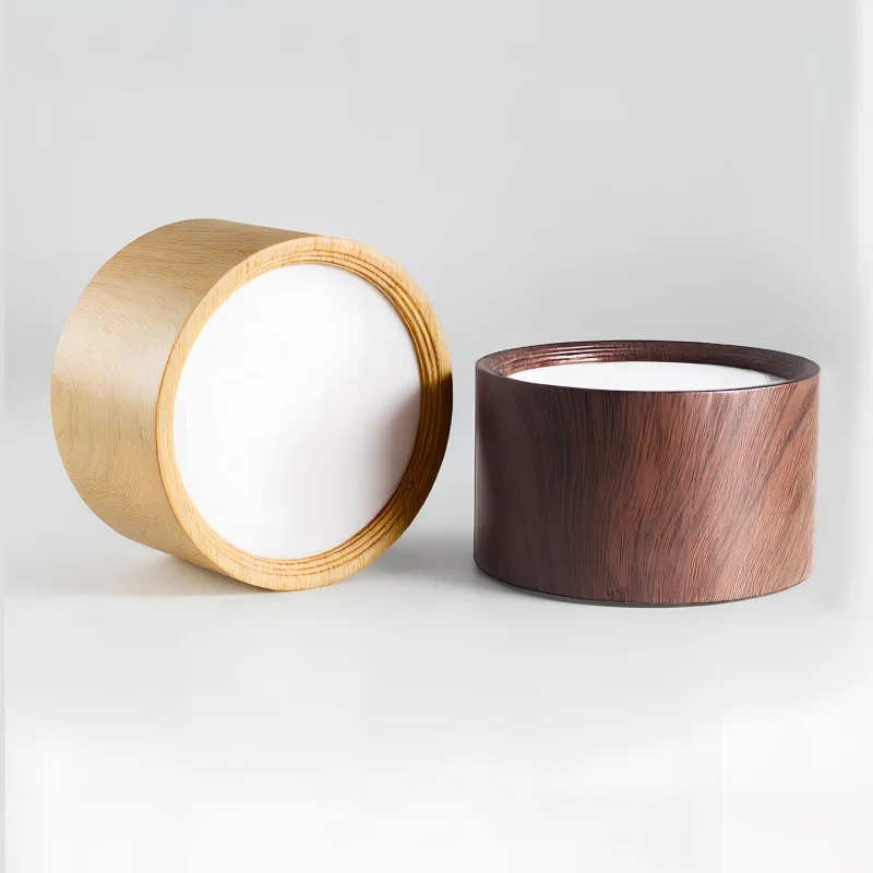 LED Dimming Ceiling Light, Wood Grain Ceiling Light, Ceiling Mounted Lighting, Room Decoration Lighting, Kitchen