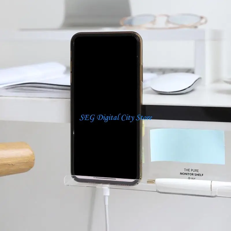 U75B Desktop Notes Display Board Acylic Memo Board Super Adhesive Easy Installation