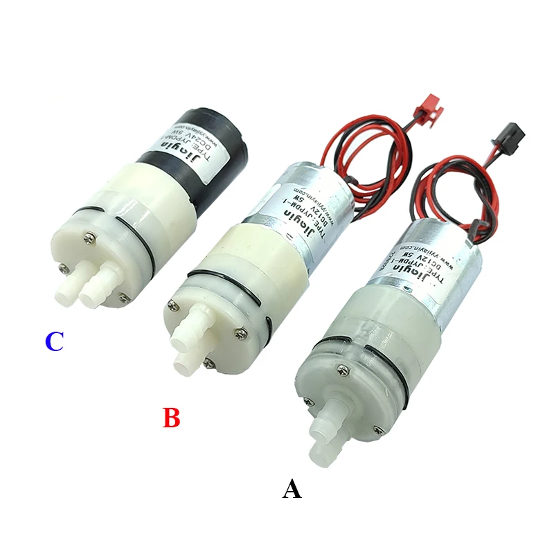 

1PCS jiayin JYPDM-1 Micro 370 Motor Water Pump DC 12V 18V 24V Mini Diaphragm Pump Self-priming Suction Water Pump for Pumping