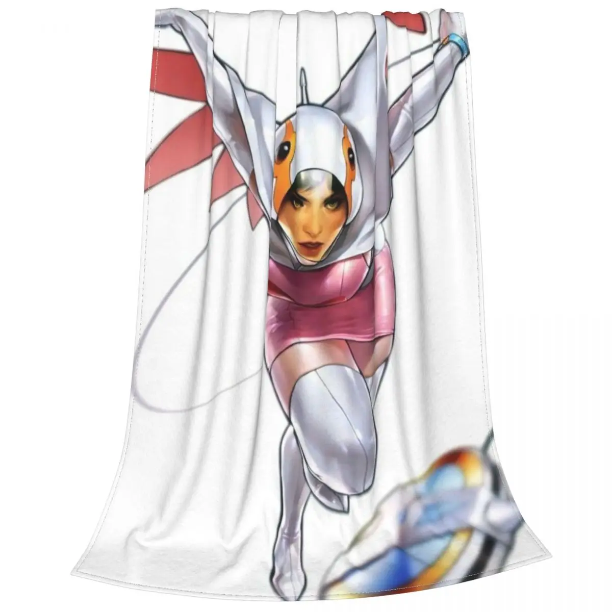 Gatchaman Ultra-Soft Micro Fleece Blanket Fluffy Bedding Dust Cover Mechanical Wash